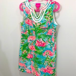 Girls Flamingo Lilly Pulitzer Shift dress